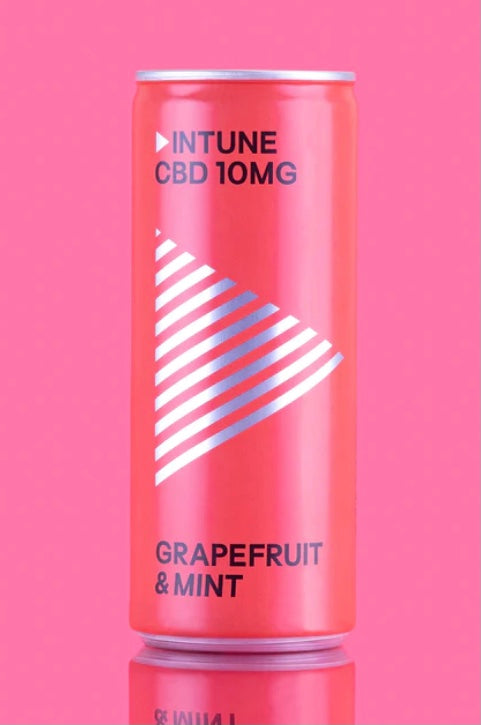 Intune Grapefruit and Mint CBD drink