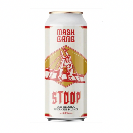 Mash Gang Stoop - Alcohol Free American Pilsner Lager (0.5%) (VG)