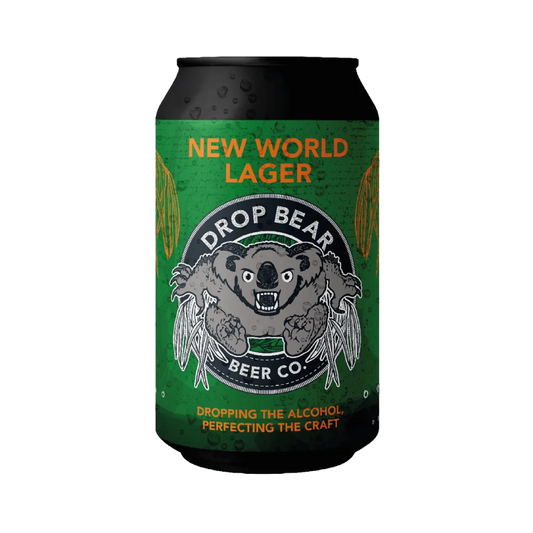 Drop Bear New World Lager (0.5%abv.) (VG and GF)